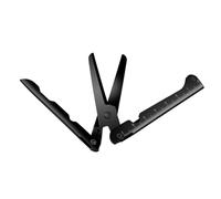 Tijeras con regla, herramienta de corte multifuncional y plegable 2 en 1, mini tijeras con regla de medición, para viajes senderismo jardinería turismo oficina exterior exterior y jardín