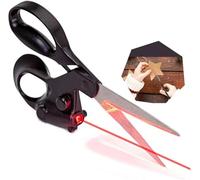 Tijeras Costura Profesional, Tijeras Láser, Tijeras de Precisión con Guía Láser, Tijeras de Costura Versátiles para Proyectos de Bricolaje, Manualidades, Arreglos de Ropa y Pasatiempos Creativos