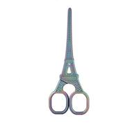 Tijeras para bordar Tijeras de punto de cruz de acero inoxidable Tijeras de costura de la forma de la Torre Eiffel Herramienta de bordado de trabajo de arte de bricolaje Tijeras para bordado (4#)