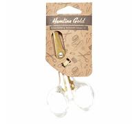 Tijeras de bordado de oro Hemling, mango de acrílico: 12,5 cm/5 pulgadas: oro cepillado