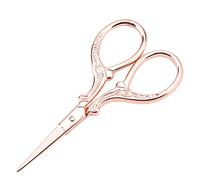 Tijeras de Bordado de Punto de Cruz en Acero Inoxidable para Costura Artística y Bricolaje, Rosa