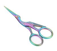 Tijeras de Bordado en Forma de Grúa, Acero Inoxidable, Colorido, Punta Afilada, para Costura, Artesanía, DIY, Sastre