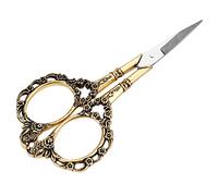 Tijeras de bordado, precisión y ergonomía en acero inoxidable vintage con tallado en ciruela, tijeras artesanales para costura manual, sastres, bordado creativo, bricolaje textil y arte aplicado