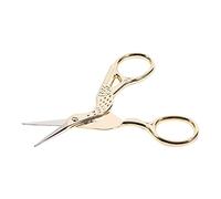 Tijeras De Bordado Vintage De Acero Inoxidable Tijeras De Hilado De Artesanía De Costura (Oro)