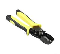 Tijeras de cable, pelacables, cortadores de alambre, herramienta de pelado de corte, rango de 3-40 AWG, alicates de mano de metal para electricista DIY