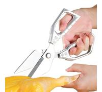 Tijeras de cocina - 22,8 x 9 cm en acero inoxidable | Tijeras de cocina profesionales multifuncionales para cortar huesos | Tijeras culinarias versátiles para cortar los huesos