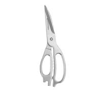 Tijeras de cocina de acero inoxidable, tijeras de cocina de uso intensivo con hojas afiladas para huesos de pollo y barbacoa, tijeras multiusos para cocinar, acampar y usar al aire