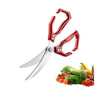 Tijeras de cocina de corte | Tijeras 2 en 1 para mariscos con cascanueces para preparar aves de corral, carne, mariscos, pescado, camarones,