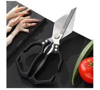 Tijeras de Cocina multifuncionales de Alta Resistencia - Seattle Get Tijeras, Tijeras de Cocina, Tijeras de Cocina 2 en 1 con Galleta de Nuez para Cortar Carne, mariscos, Cortar Huesos