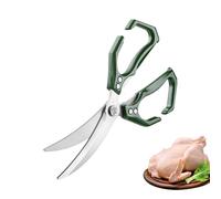 Tijeras de cocina para alimentos, 2 en 1 tijeras de cocina con cascanueces - utensilio multifunción de acero inoxidable para preparación de comidas, cocina, procesamiento de carne y aves de corral