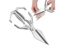 Tijeras De Cocina Para Alimentos- Acero Inoxidable 23.8x10.6cm | Tijeras Avícolas De Acero Inoxidable Con Mango Ergonómico with Pescado, Marisco, Verduras, Utensilios De Coccion Para Restaurantes | Ho