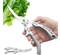 Tijeras de Cocina para Alimentos | Mango Antideslizante Bloqueo de Seguridad Acero Inoxidable | Tijeras de Cocina Resistentes - para Pollo Aves Cortar Carne Pescado Verduras Cocineros Caseros