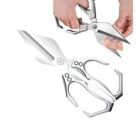 Tijeras de cocina para alimentos, tijeras de cocina, procesamiento de alimentos, tijeras de aves de corral - Herramienta de cocina ergonómica para Huesos de pollo y mariscos