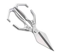 Tijeras de cocina para alimentos - Tijeras de podar de acero inoxidable resistente para aves de corral | Cortador ergonómico para pescado carnicero verduras cocina pollo cocinar casa picnic camping