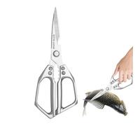 Tijeras de cocina para alimentos - Tijeras profesionales para aves de corral | Herramienta de corte de acero inoxidable para carne, pescado, verduras y mariscos, apto para lavavajillas