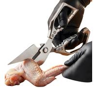 Tijeras De Cocina Para Alimentos - Utensilio De Cocina De Acero Inoxidable Con Diseño Resistente Y Duradero Para Uso Frecuente - Tijeras para Aves y Carnes de,Para Pollo, Pescado, Pato