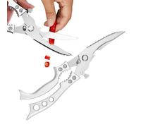 Tijeras de cocina para aves de corral, tijeras de cocina de alto rendimiento, tijeras de cocina resistentes, tijeras multiusos para aves de corral - Tijeras de cocina profesionales con cierre de