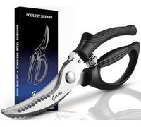 Tijeras de cocina resistentes para cortar pollo, aves de corral, caza, carne, cortar verduras, con resorte