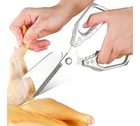 Tijeras De Cocina Resistentes: Tijeras De Cocina Multifuncionales, Herramienta De Preparación De Alimentos | Accesorios De CocinasUtilitarios Para Raspar Conchas Y Cortar Huesos, Mariscos | Tijera