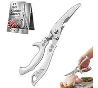 Tijeras de cocina resistentes Tijeras de cocina multiusos, tijeras profesionales for carne for huesos de pollo, huesos de pato, huesos de pescado, carne, paquetes, etc.(2 pcs)