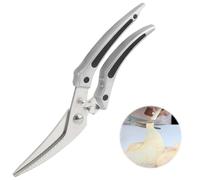 Tijeras de Cocina, Tijeras Arcos Cocina, Tijeras de Cocina Multifunción, Acero Inoxidable, Diseño Ergonómico, para Pollo, Hueso, Carne, Aves, Pescado, 25 cm