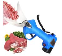 Tijeras de cocina, tijeras eléctricas resistentes, tijeras de cocina profesionales inalámbricas de acero inoxidable, para alimentos, aves de corral, rapaces, carne, cangrejo, mariscos, hierbas para