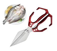 Tijeras de cocina | Tijeras robustas multifuncionales para cortar aves de corral Pescado Preparación Verduras y Mariscos | Culinarios Resistentes Versátiles para Aves de corral Verduras Frutas de Me