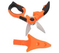Tijeras de Corte de Cables Eléctricos Naranja para Electricistas | Metal y Plástico, Corte Limpio y Seguro, para Cables Redondos y Reparaciones Eléctricas en Casa