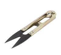 Tijeras de corte de hilos - Suelas de recorte de hilos | Costar SCISSOR Clipper | Pequeños hiloss de bordado Hilado de thrum Corte Nipper | Suministros de bricolaje en forma de U de monedas de bonsai