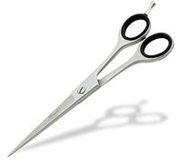 Tijeras de corte de pelo de 7 pulgadas, tijeras de peluquería y corte de pelo con tornillo ajustable para peluqueros profesionales, tijeras de peluquero plateadas