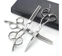 Tijeras de corte de pelo profesionales de 6/7 pulgadas, tijeras de corte de pelo afiladas de acero inoxidable, tijeras especiales para peluqueros. (1, 6 pulgadas - 3pc)