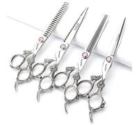 Tijeras de corte de pelo Shuanglong de 7/8/9 pulgadas con diseño de cabeza profesional para estilistas, tijeras de corte de pelo para el hogar, importadas por Japón, tijeras de acero inoxidable 440C