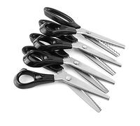 Tijeras de coser, tijeras de tela, confección de mano profesional, manualidades, tijeras de corte en zigzag, tijeras de coser, 3 5 7 mm(7mm)