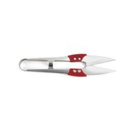 Tijeras de costura con punta en U pulida y esmerilada para bordar, cortar hilo y punto de cruz, HD1, 11 cm x 2,2 cm