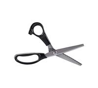 Tijeras de costura profesionales, corte zigzag 7 mm, acero inoxidable 22,9 cm, bordes dentados triangulares, para decoración de telas, manualidades y bordado