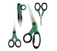 Tijeras de Costura, Tijeras de Sastre Profesional, Tijera para Manualidades, Tijeras Diferentes Medidas, Tijeras de Acero Inoxidable, Tijeras Para Tela, Papelería, (Unica, Verde Osc.)