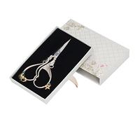 Tijeras de Costura Vintage con Diseño Hueco, Acero Inoxidable, Ligero y Portátil, Cuchillas Precisas para Bordado y Tela - Estilo Elegante, Material Resistente, Uso Multifunciona