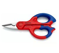 Knipex Tijeras para electricistas con fundas multicomponentes, reforzadas con fibras de vidrio 155 mm (cartulina autoservicio/blíster) 95 05 155 SB