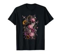 Tijeras de Espejo de colibrí Floral para peluquería Camiseta