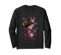 Tijeras de Espejo de colibrí Floral para peluquería Manga Larga