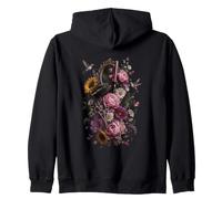 Tijeras de Espejo de colibrí Floral para peluquería Sudadera con Capucha