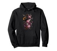 Tijeras de Espejo de colibrí Floral para peluquería Sudadera con Capucha