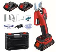 Tijeras de jardín eléctricas para batería Makita de 18V, tijeras de poda de batería de 600W profesionales con 2 baterías de 2000mAh, tijeras de jardín sin escobillas manuales con diámetro de corte de