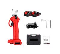 tijeras de jardín, Podadora eléctrica inalámbrica de 1000 W, cizalla manual, 4 velocidades, cortadora de ramas, herramienta de paisajismo, batería de 18 V(2 Battery Plug)
