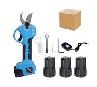 tijeras de jardín, Podadora inalámbrica de 16,8 V, tijeras de podar de iones de litio, tijeras eficientes, ramas eléctricas for bonsái, herramientas de jardín, SC-8604 eléctrico(Three batteries(box))