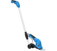 Güde Kit de mantenimiento de batería GPS 7,2 V-1,5 Li-ION (batería integrada de 7,2 V/1,5 Ah, TÜV/GS, accesorio para tijeras de césped, extensión telescópica con chasis, incluye cargador)