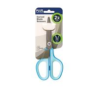 Tijeras de la marca Plus Japan, color azul