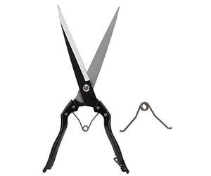 Tijeras de Lana Profesionales Tijeras de Mano Resistentes Herramienta de Corte de Pelo eficiente para ovejas Cabra Caballo Aseo de Mascotas Hierro Acero Negro 35 cm