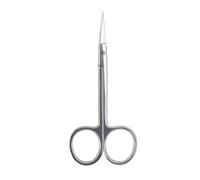 Tijeras de manicura, tijeras de punta curva, quitauñas profesional de acero inoxidable, cortaúñas, herramientas de salón para uñas, plata, g