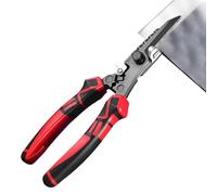 Tijeras de metal - Herramienta de corte para aviones de acero templado, tijeras industriales antideslizantes para cargas pesadas | Alicates profesionales para chapa, aluminio, acero innox, cobre